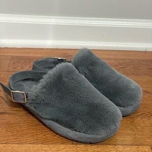 Marc Fisher LTD Zister Faux Fur Sling back Slipper Women’s Size 8